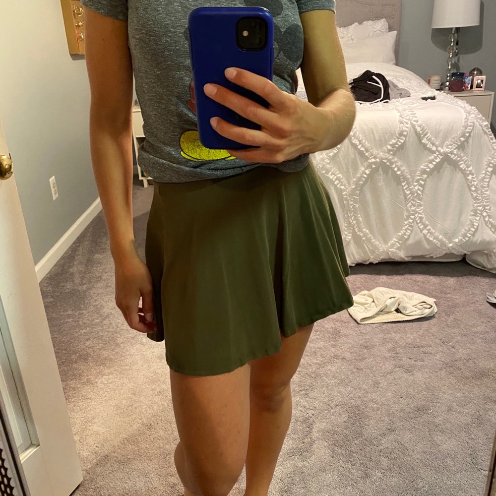 skater sweat skirt